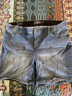 torrid Light Blue Denim Jean Shorts size 22